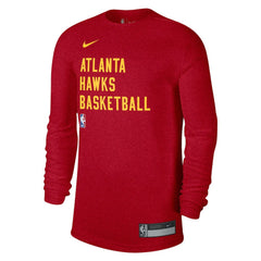 Nike Atlanta Hawks Unisex 2023/24 Legend On-Court Practice Long Sleeve T-Shirt Red