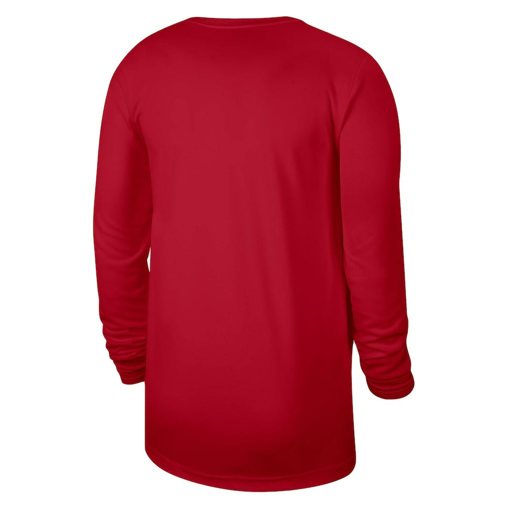Nike Atlanta Hawks Unisex 2023/24 Legend On-Court Practice Long Sleeve T-Shirt Red