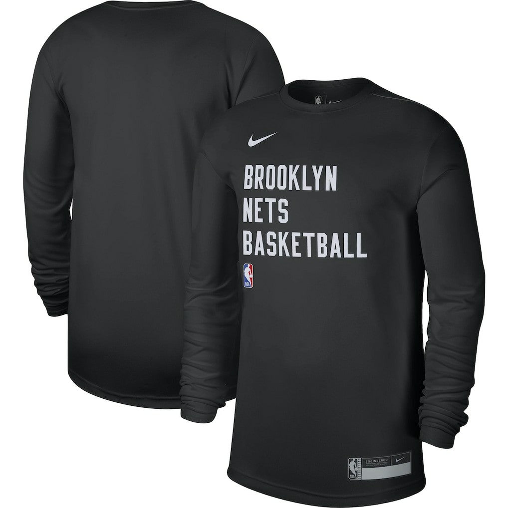 Nike Brooklyn Nets Unisex 2023/24 Legend On-Court Practice Long Sleeve T-Shirt Black