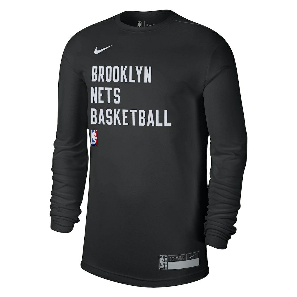 Nike Brooklyn Nets Unisex 2023/24 Legend On-Court Practice Long Sleeve T-Shirt Black