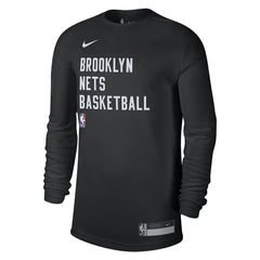 Nike Brooklyn Nets Unisex 2023/24 Legend On-Court Practice Long Sleeve T-Shirt Black
