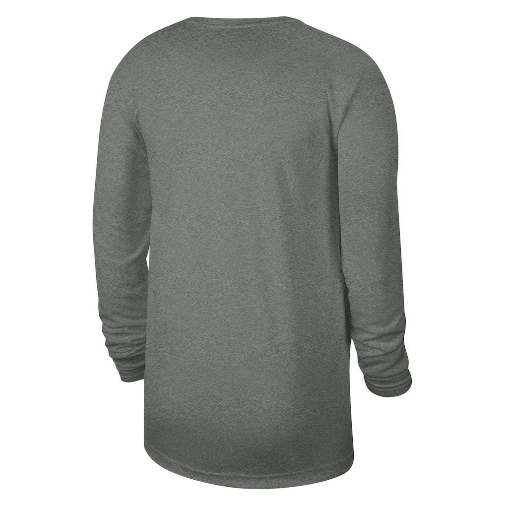 Charlotte Hornets Jordan Brand Unisex 2023/24 Legend On-Court Practice Long Sleeve T-Shirt Heather Gray