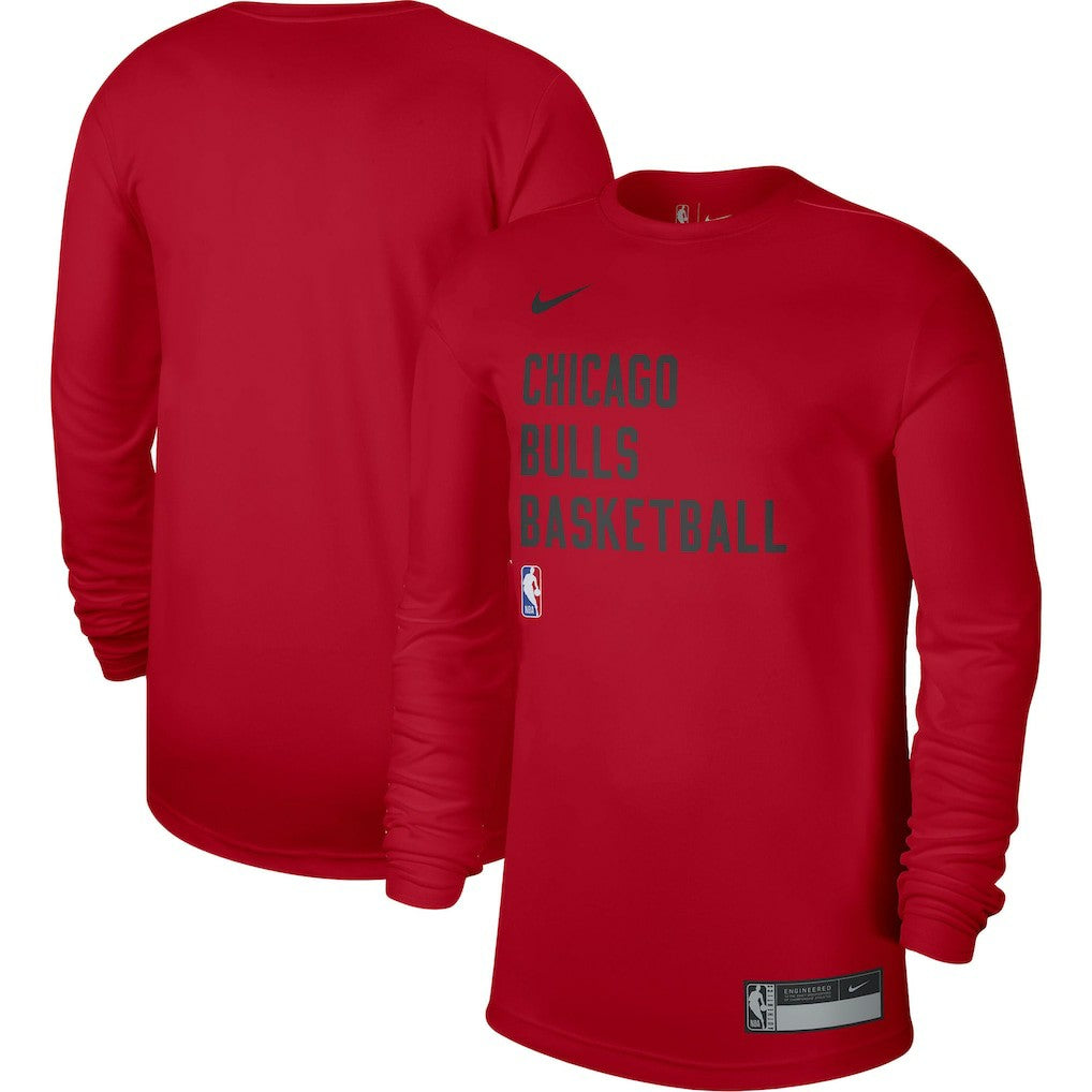 Nike Chicago Bulls Unisex 2023/24 Legend On-Court Practice Long Sleeve T-Shirt Red