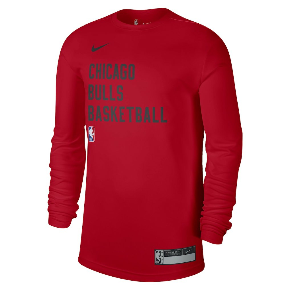 Nike Chicago Bulls Unisex 2023/24 Legend On-Court Practice Long Sleeve T-Shirt Red