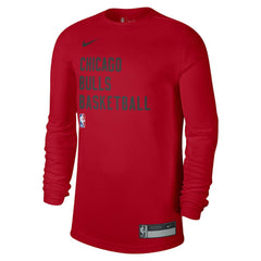 Nike Chicago Bulls Unisex 2023/24 Legend On-Court Practice Long Sleeve T-Shirt Red