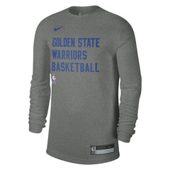 Nike Golden State Warriors Unisex 2023/24 Legend On-Court Practice Long Sleeve T-Shirt Heather Gray