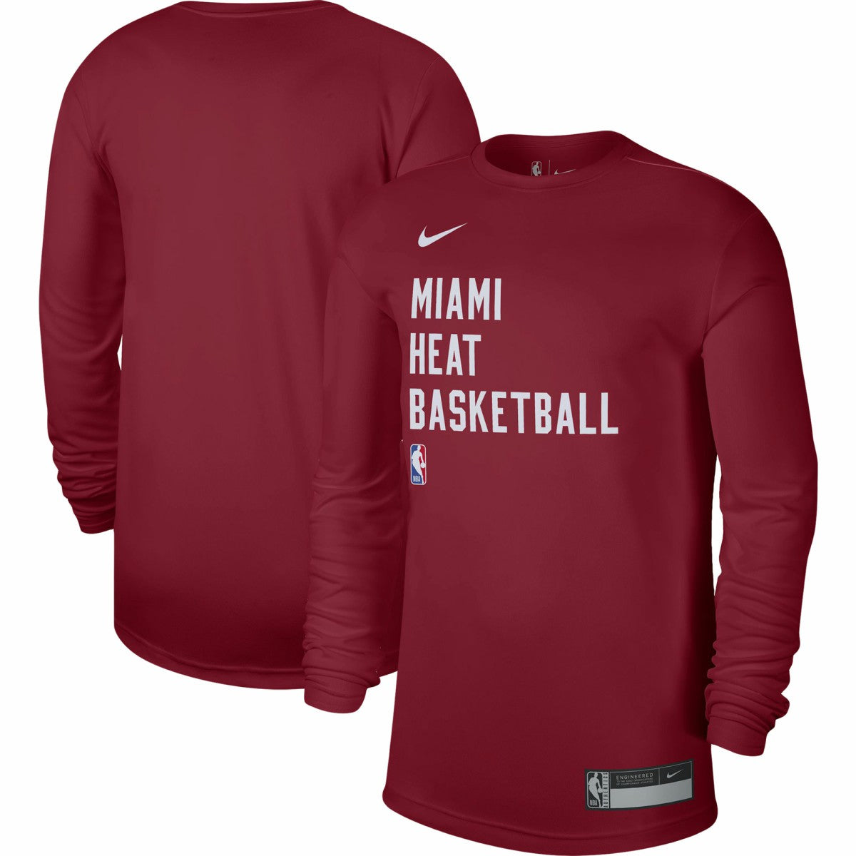 Nike Miami Heat Unisex 2023/24 Legend On-Court Practice Long Sleeve T-Shirt Red