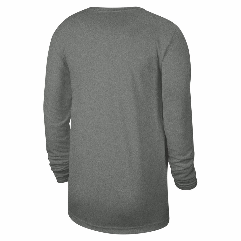Nike New Orleans Pelicans Unisex 2023/24 Legend On-Court Practice Long Sleeve T-Shirt Heather Gray