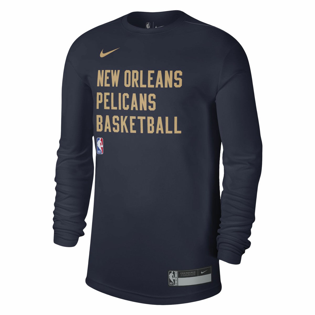 Nike New Orleans Pelicans Unisex 2023/24 Legend On-Court Practice Long Sleeve T-Shirt Navy