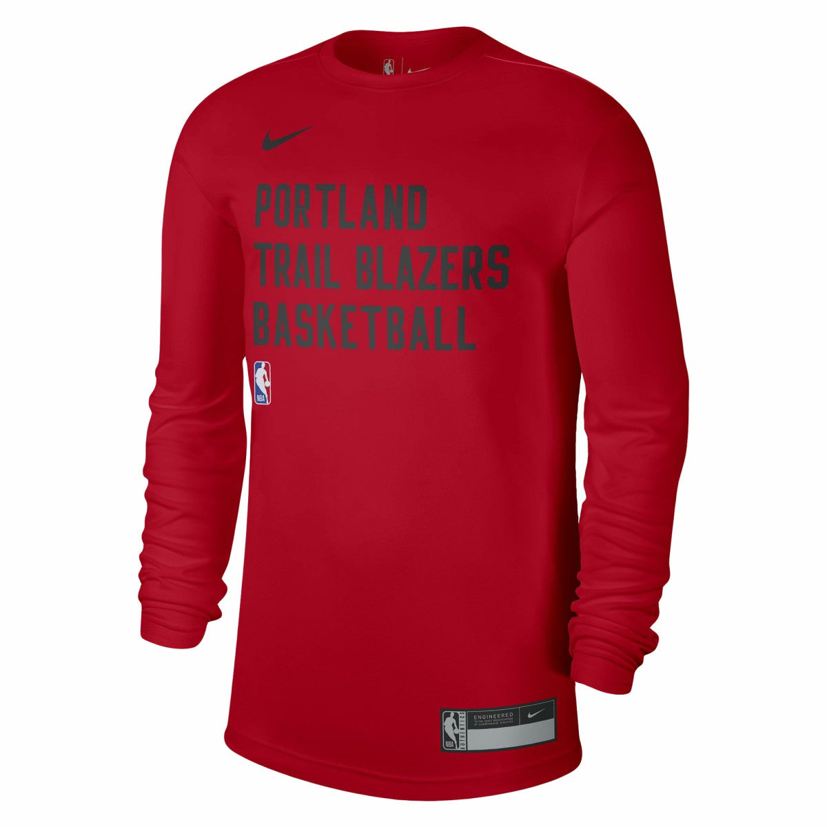 Nike Portland Trail Blazers Unisex 2023/24 Legend On-Court Practice Long Sleeve T-Shirt Red