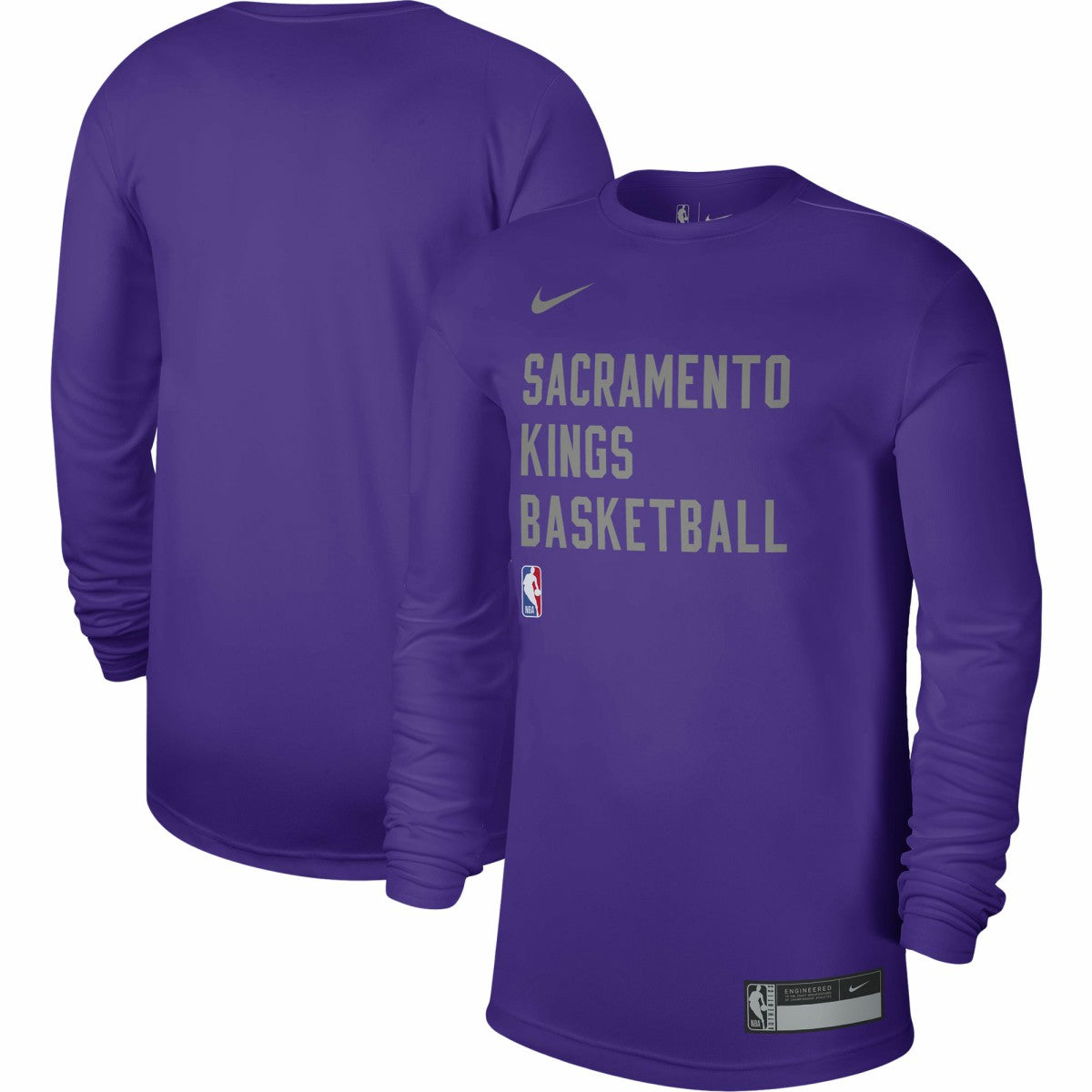 Nike Sacramento Kings Unisex 2023/24 Legend On-Court Practice Long Sleeve T-Shirt Purple