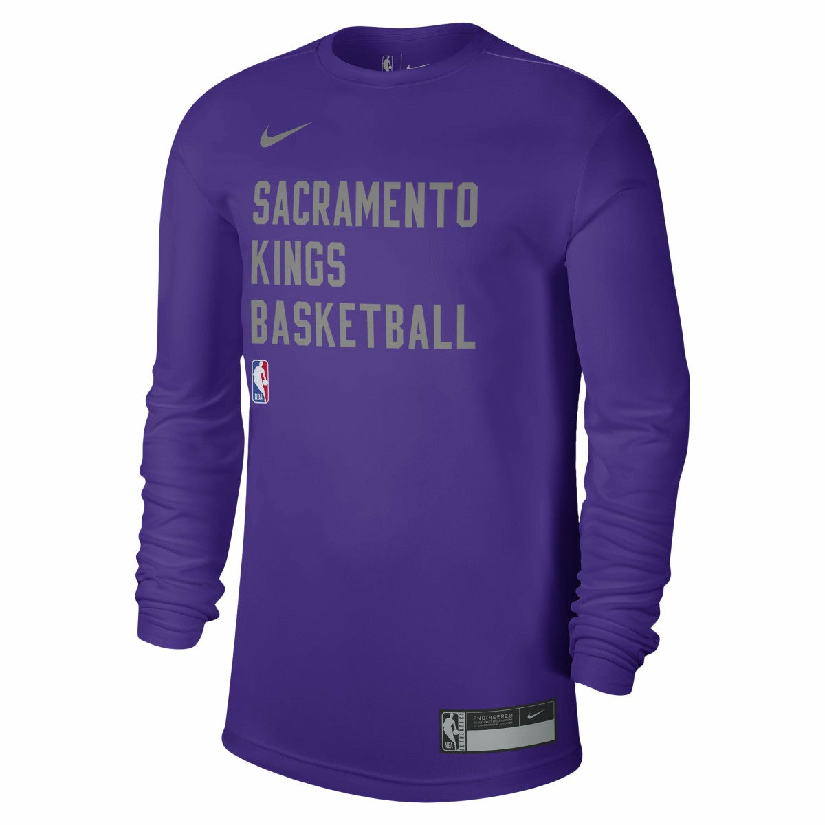 Nike Sacramento Kings Unisex 2023/24 Legend On-Court Practice Long Sleeve T-Shirt Purple