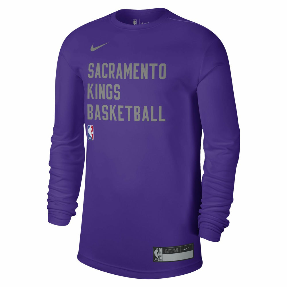 Nike Sacramento Kings Unisex 2023/24 Legend On-Court Practice Long Sleeve T-Shirt Purple