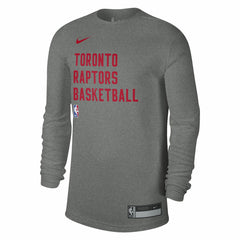 Nike Toronto Raptors Unisex 2023/24 Legend On-Court Practice Long Sleeve T-Shirt Heather Gray