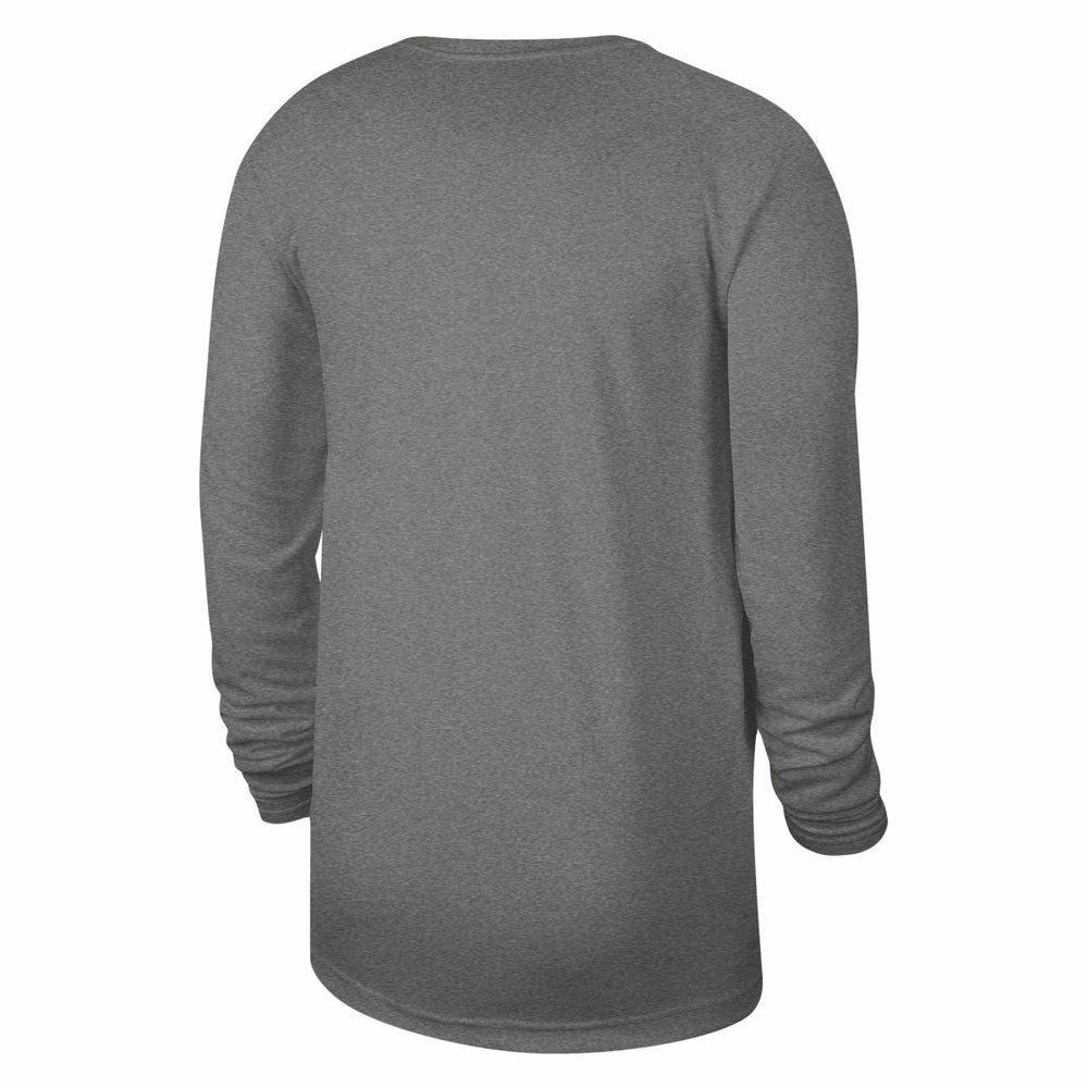 Nike Toronto Raptors Unisex 2023/24 Legend On-Court Practice Long Sleeve T-Shirt Heather Gray