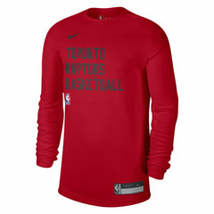 Nike Toronto Raptors Unisex 2023/24 Legend On-Court Practice Long Sleeve T-Shirt Red