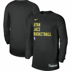 Nike Utah Jazz Unisex 2023/24 Legend On-Court Practice Long Sleeve T-Shirt Black