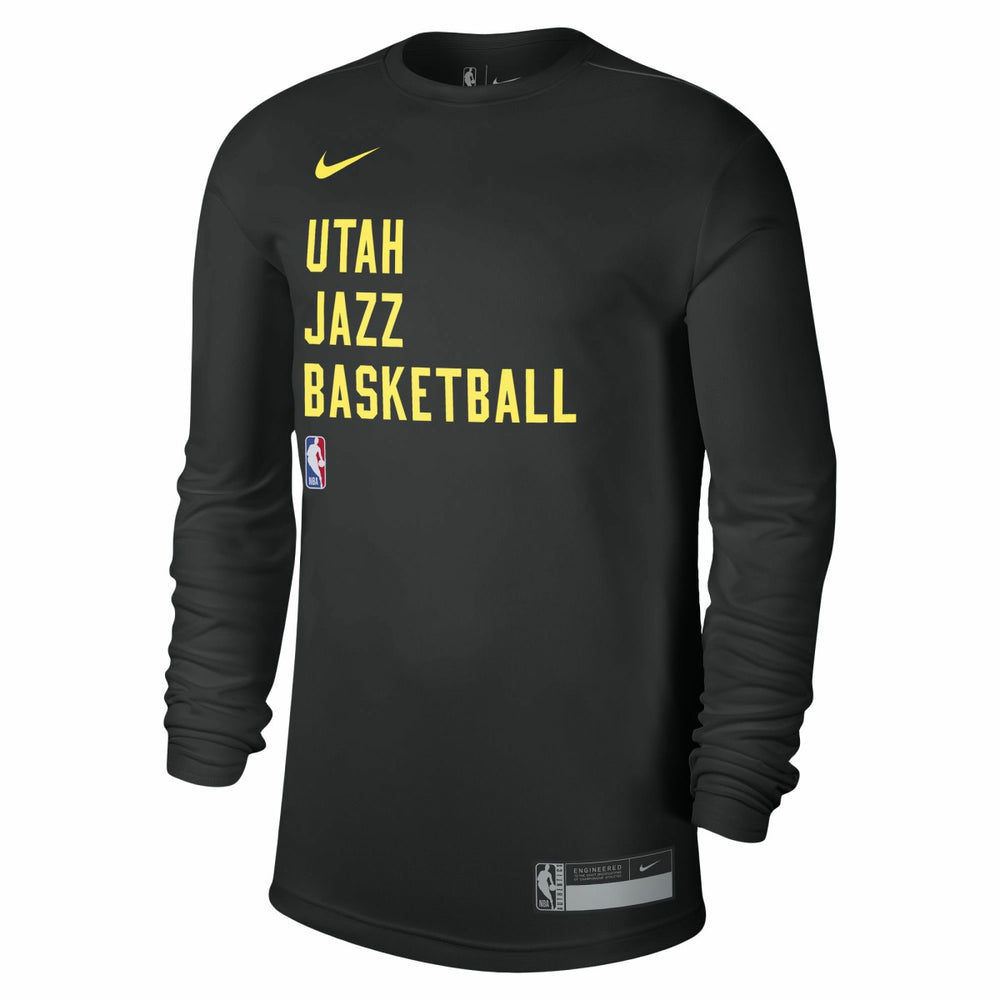 Nike Utah Jazz Unisex 2023/24 Legend On-Court Practice Long Sleeve T-Shirt Black