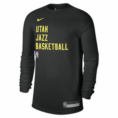 Nike Utah Jazz Unisex 2023/24 Legend On-Court Practice Long Sleeve T-Shirt Black