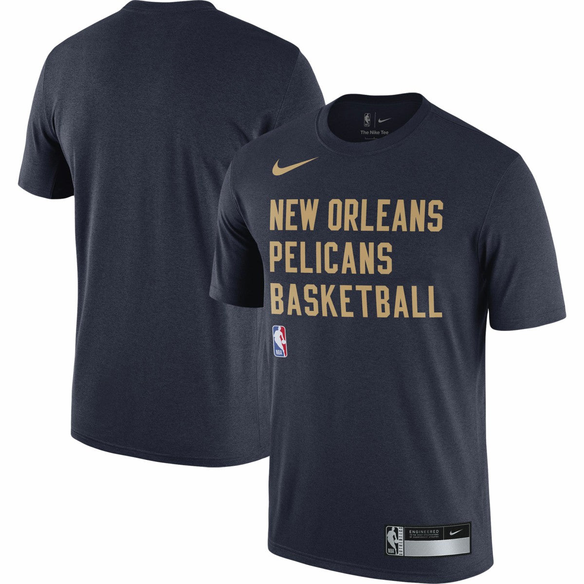 Nike New Orleans Pelicans 2023/24 Sideline Legend Performance Practice T-Shirt Navy