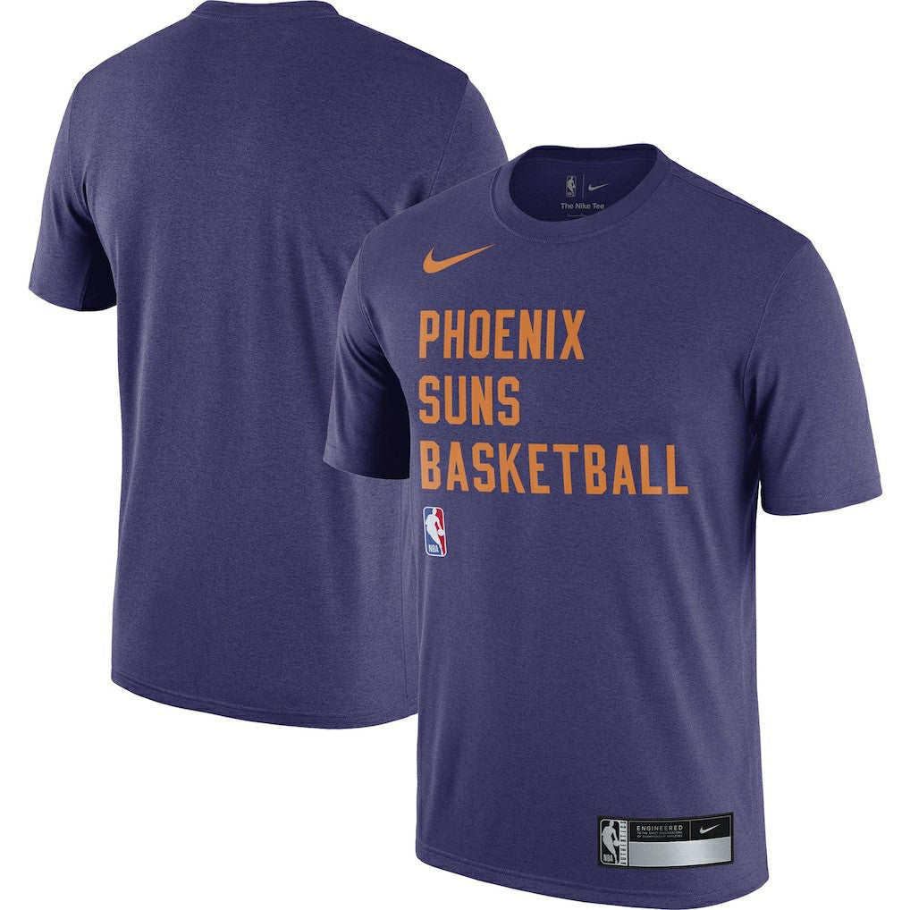 Nike Phoenix Suns 2023/24 Sideline Legend Performance Practice T-Shirt Purple