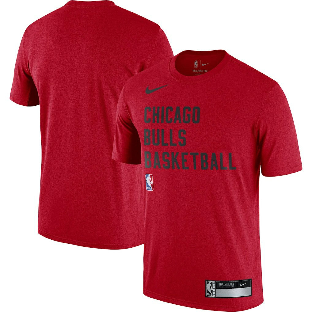 Nike Chicago Bulls 2023/24 Sideline Legend Performance Practice T-Shirt Red