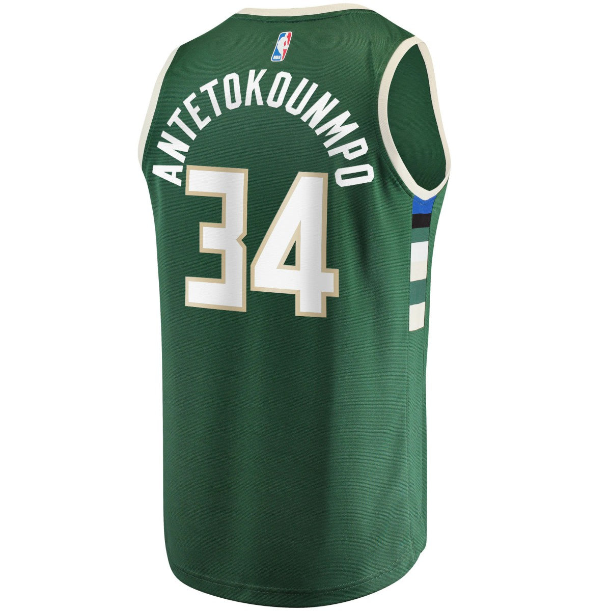 Fanatics Giannis Antetokounmpo Milwaukee Bucks Big & Tall Fast Break Player Jersey Hunter Green Icon Edition