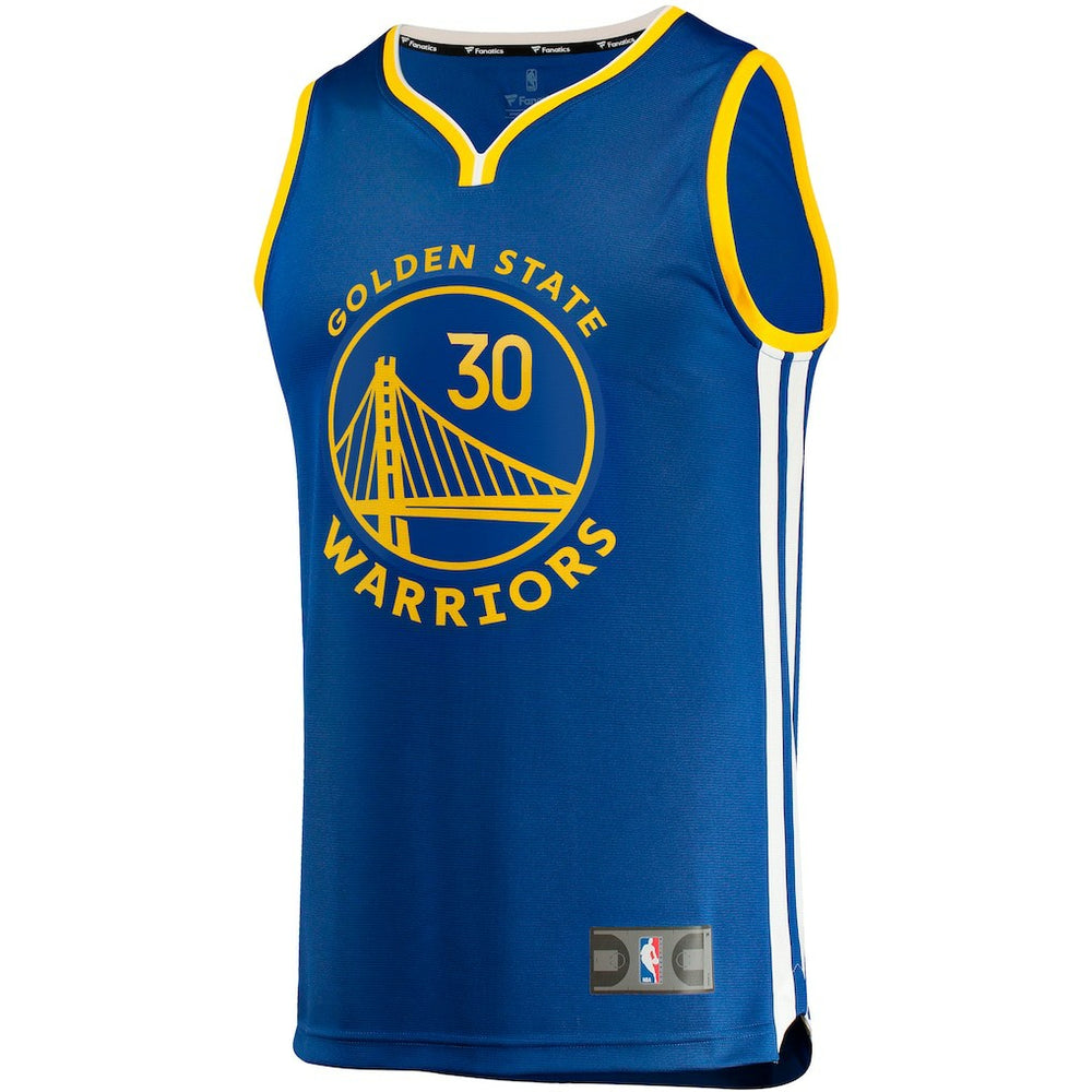 Fanatics Stephen Curry Golden State Warriors Big & Tall Fast Break Player Jersey Royal Icon Edition