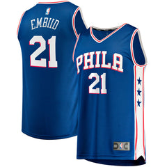 Fanatics Joel Embiid Philadelphia 76ers Big & Tall Fast Break Player Jersey Royal Icon Edition