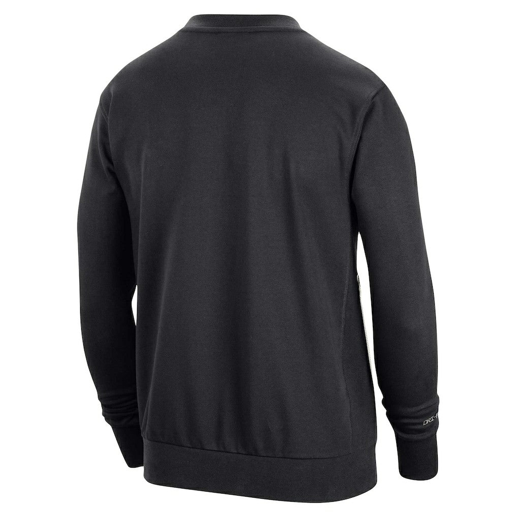 Nike Brooklyn Nets 2023/24 Authentic Standard Issue Travel Performance Pullover Sweatshirt Black