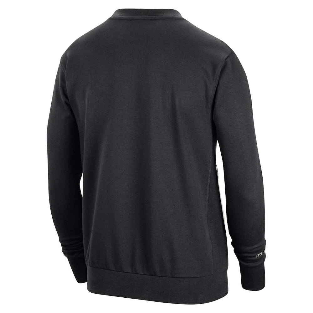 Nike Brooklyn Nets 2023/24 Authentic Standard Issue Travel Performance Pullover Sweatshirt Black