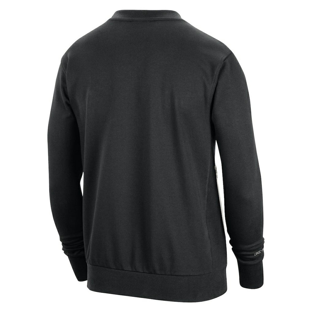 Nike Chicago Bulls 2023/24 Authentic Standard Issue Travel Performance Pullover Sweatshirt Black