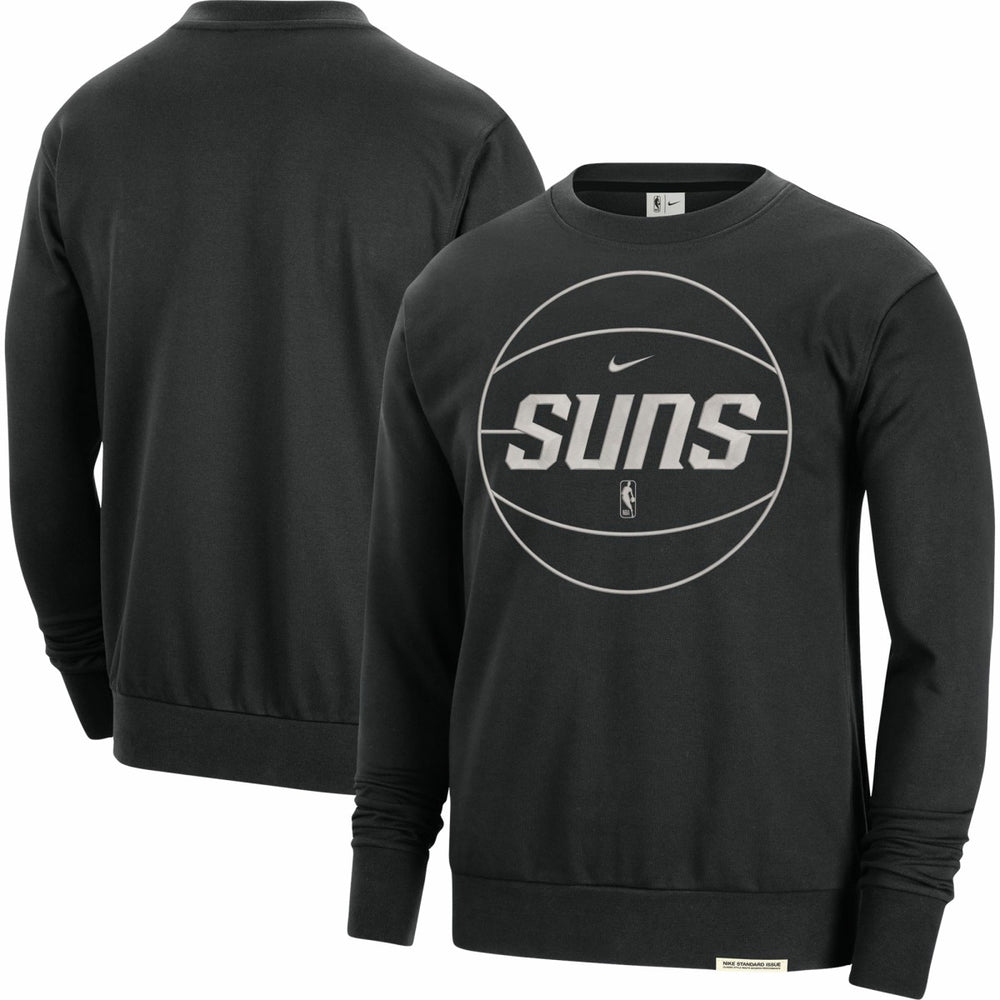 Nike Phoenix Suns 2023/24 Authentic Standard Issue Travel Performance Pullover Sweatshirt Black