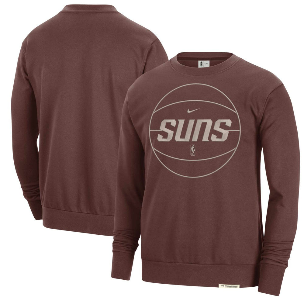 Nike Phoenix Suns 2023/24 Authentic Standard Issue Travel Performance Pullover Sweatshirt Garnet