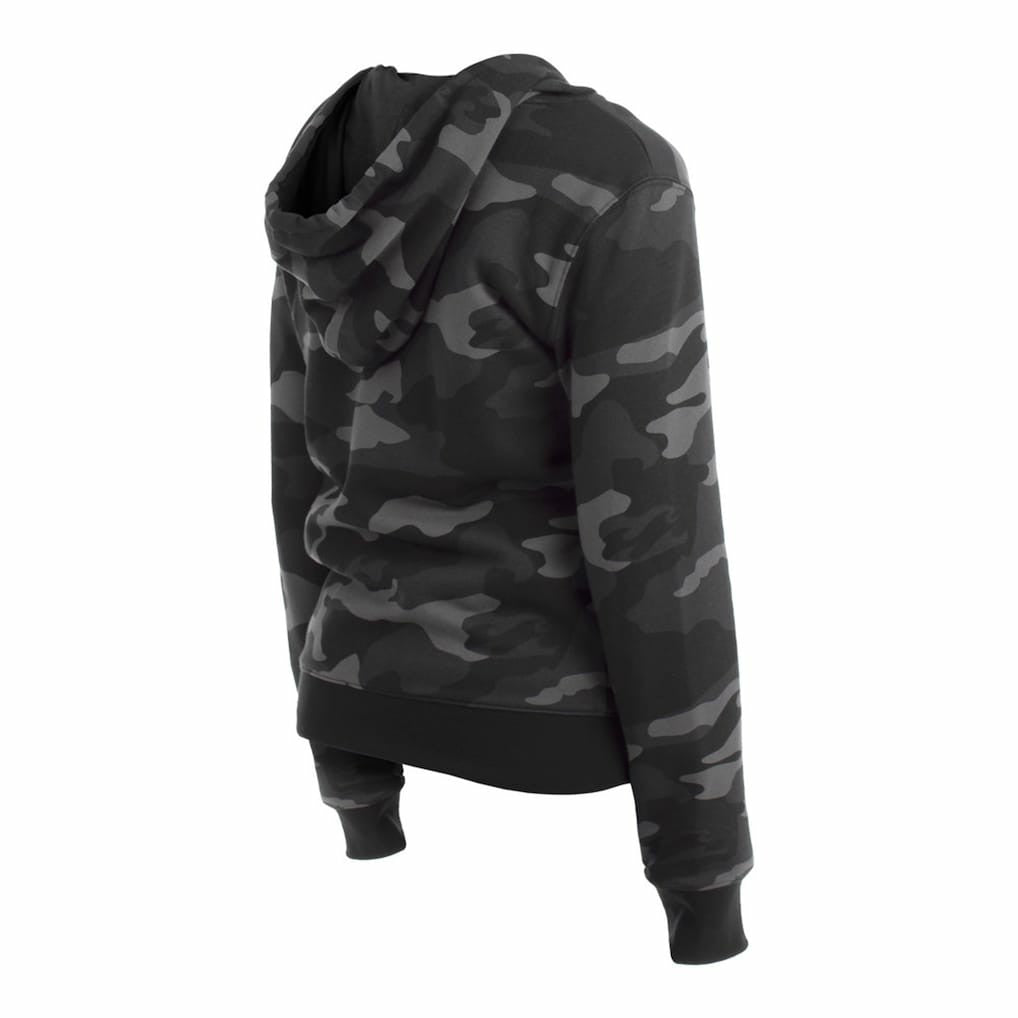 Cincinnati Bengals New Era Women's Camo Full-Zip Hoodie - Black - NFL