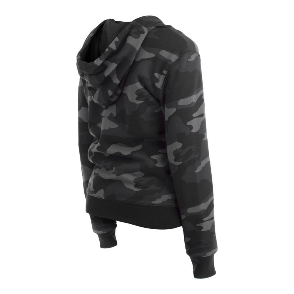 Green Bay Packers New Era Women's Camo Full-Zip Hoodie - Black - NFL