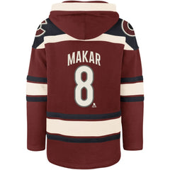 Cale Makar Colorado Avalanche '47 Player Name & Number Lacer Pullover Hoodie - Burgundy | 47 brand sale