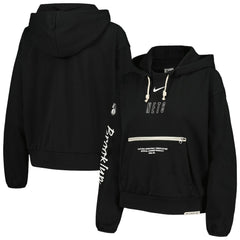 Nike Brooklyn Nets Women's Courtside Standard Issue Performance Pullover Hoodie Black