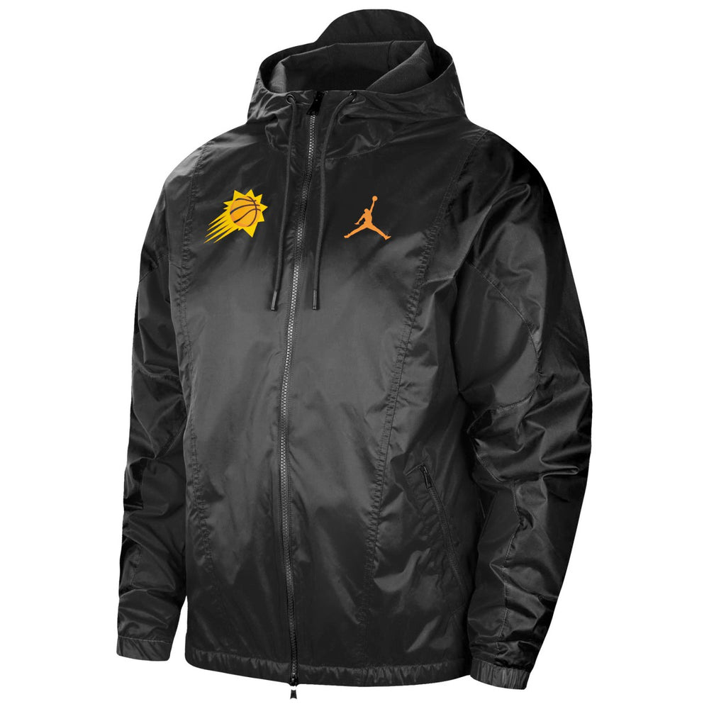 Phoenix Suns Jordan Brand Authentic Statement Edition Full-Zip Windbreaker Black