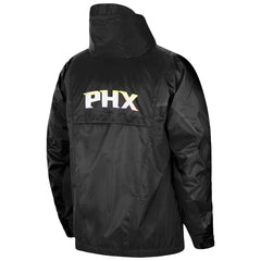 Phoenix Suns Jordan Brand Authentic Statement Edition Full-Zip Windbreaker Black