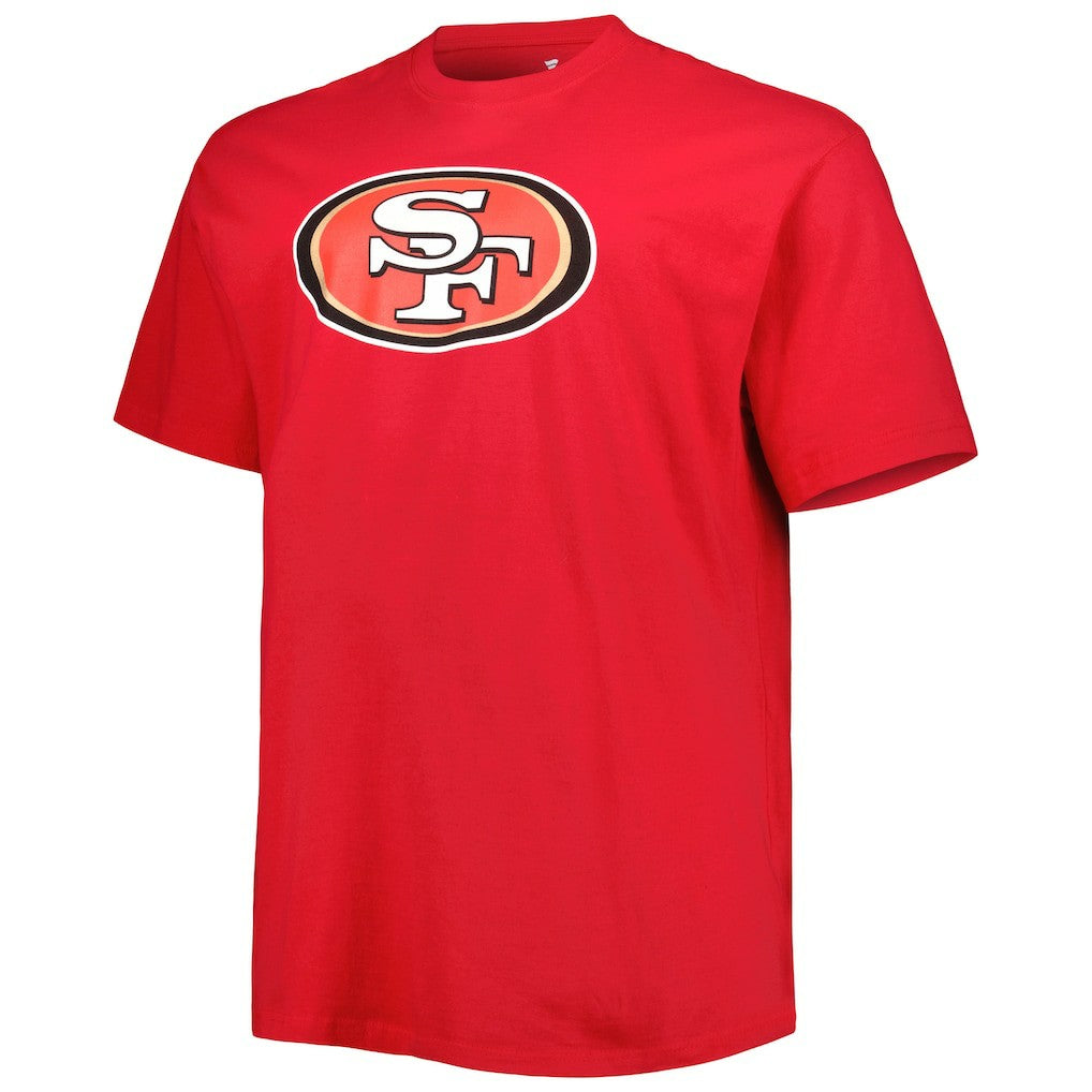 Christian McCaffrey San Francisco 49ers Big & Tall Player Name & Number T-Shirt - Scarlet - Fanatics