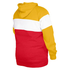 Kansas City Chiefs New Era Big & Tall Current Colorblock Pullover Hoodie - Red - NFL