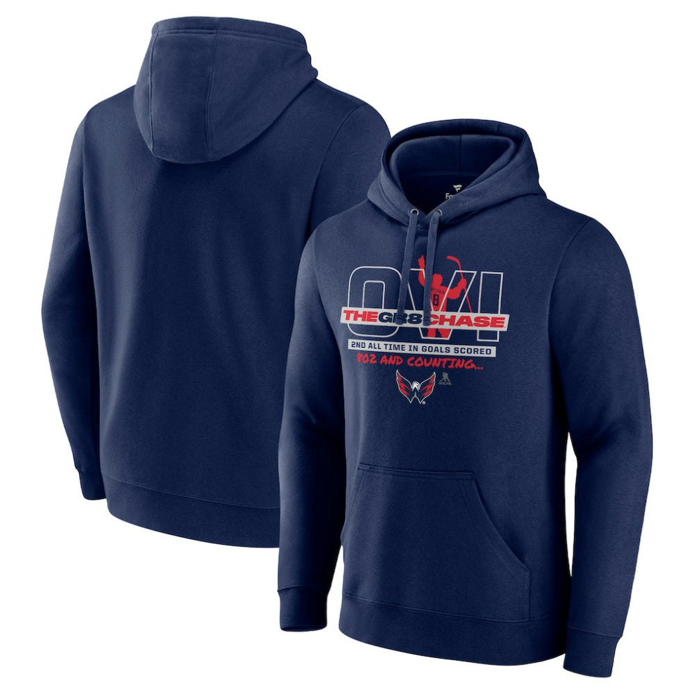 Alexander Ovechkin Washington Capitals GR8 Chase Pullover Hoodie - Navy | NHL discount