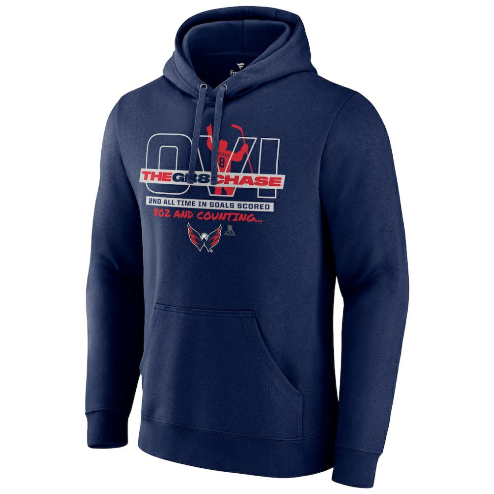 Alexander Ovechkin Washington Capitals GR8 Chase Pullover Hoodie - Navy | NHL discount