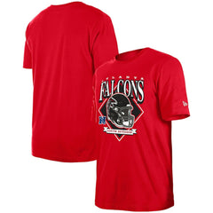 Atlanta Falcons New Era Team Logo T-Shirt - Red - NFL