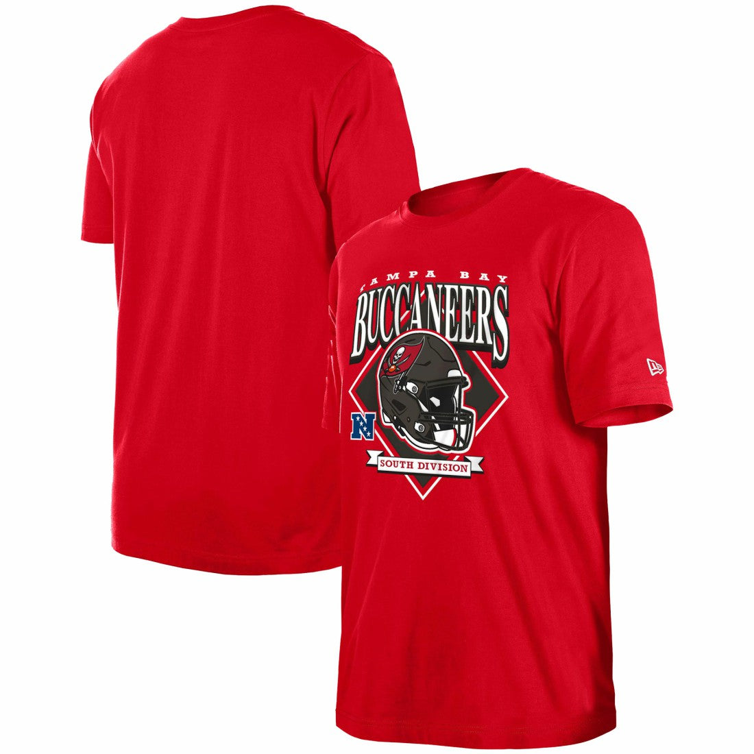 Tampa Bay Buccaneers New Era Team Logo T-Shirt - Red - NFL
