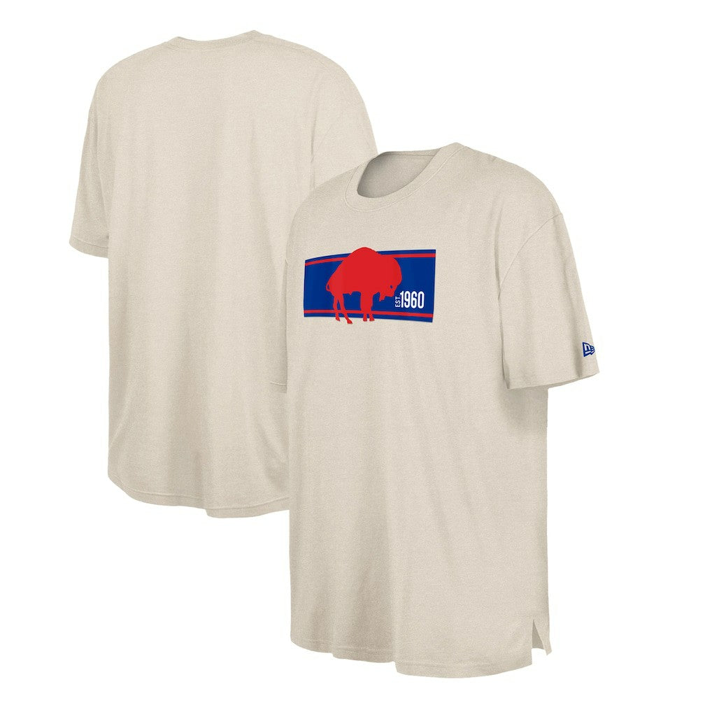 Buffalo Bills New Era Third Down Big & Tall Historic T-Shirt - Cream - NFL