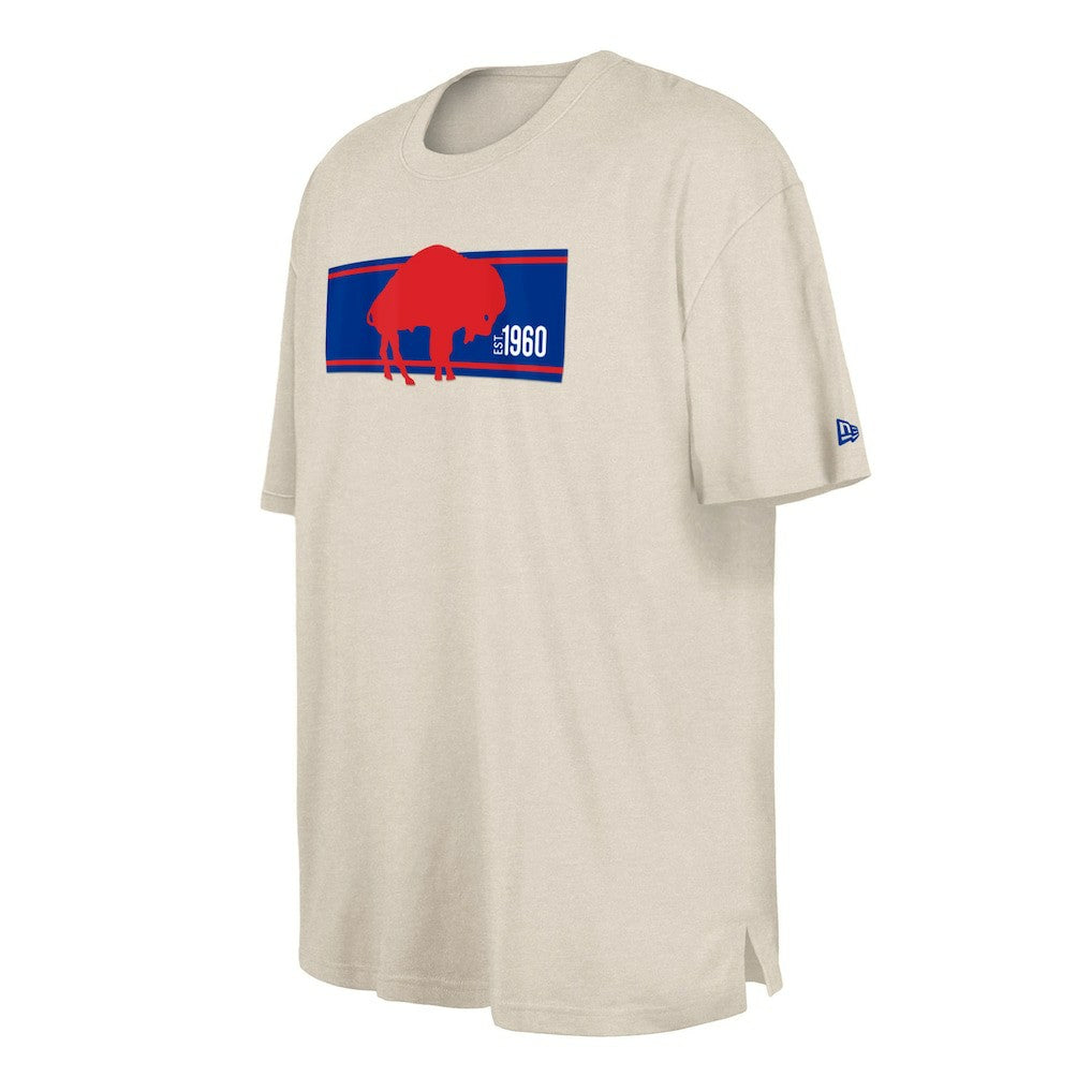 Buffalo Bills New Era Third Down Big & Tall Historic T-Shirt - Cream - NFL