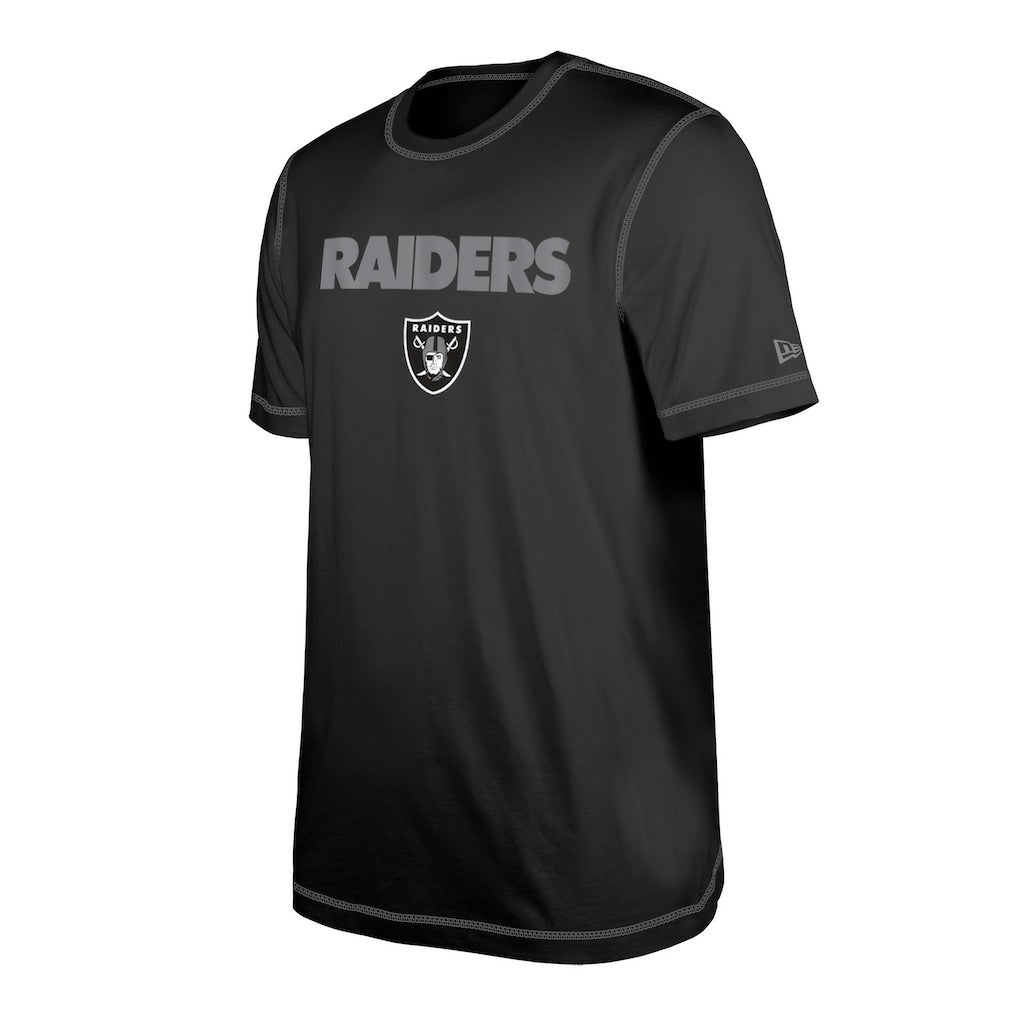 Las Vegas Raiders New Era Third Down Puff Print T-Shirt - Black - NFL