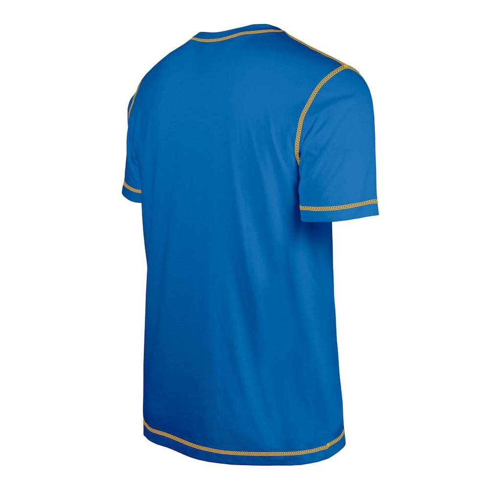 Los Angeles Chargers New Era Third Down Puff Print T-Shirt - Blue - NFL
